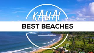 Kauai Hawaii Best Beaches  4K Drone Footage [upl. by Hutt]