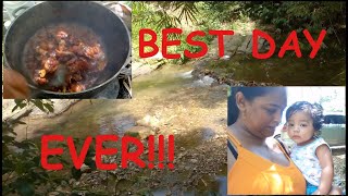 Caura RIVER LIME Trinidad amp Tobago pelau cook up [upl. by Eilyak]