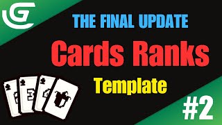 Making Cards game in GDevelop  Template in progress [upl. by Areek]