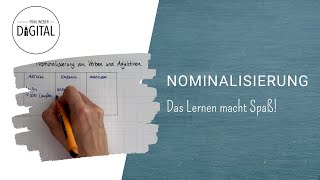 Nominalisierung Substantivierung von Verben und Adjektiven inkl Arbeitsblatt [upl. by Werdma]