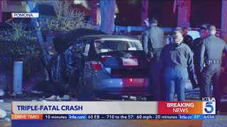 3 women dead 3 others hurt in violent DUI crash in Pomona [upl. by Oliva537]