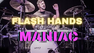 quotFLASH HANDSquot Maniac  Drum Cover [upl. by Eniahs]