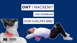 Övningar Som Hjälper vid Ont i Nacken [upl. by Hannad]