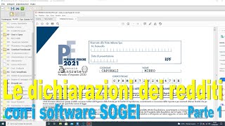 Le dichiarazioni dei redditi con i software Sogei [upl. by Dias]