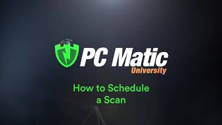 How to Run a Scheduled Scan [upl. by Hotchkiss]