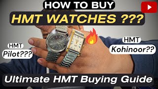 How to Order HMT Watches  Complete HMT Watch Buying Guide  How to order HMT Kohinoor watch  HMT [upl. by Erimahs562]