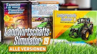 LS19 ALLE Versionen vom LandwirtschaftsSimulator 19 im Unboxing  Farming Simulator 19 [upl. by Nebuer472]