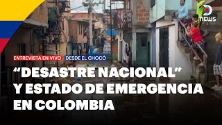 🇨🇴 Graves lluvias e inundaciones provocan quotdesastre nacionalquot en Colombia DNEWS [upl. by Eisinger]