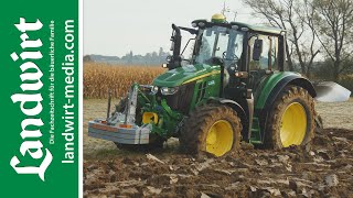 TraktorTest John Deere 6120M  landwirtmediacom [upl. by Teemus]