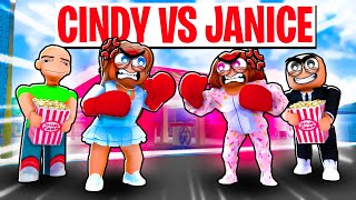 JANICE VS CINDY  Roblox [upl. by Leterg]