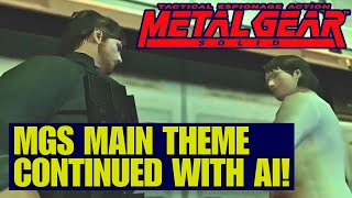 Metal Gear Sold Main Theme Continued with AI Epic MGS Music [upl. by Ainez649]