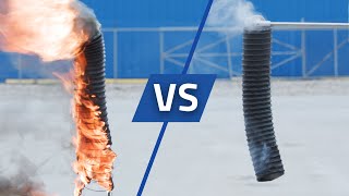 UL 94V0 Flame Retardant Hose Test [upl. by Aitnuahs508]