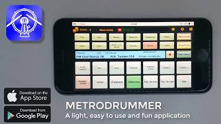 METRODRUMMER much more than a metronome   ios amp android [upl. by Milks]