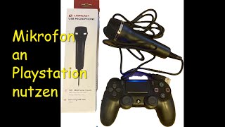 Mikrofon an Playstation nutzen  Pegeleinstellung und Test  Lioncast [upl. by Shuping394]