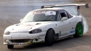 Turbo Mazda MX5 NB Amazing Sound amp Drifting [upl. by Yewed]