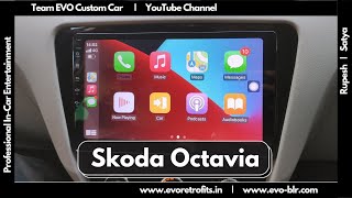 EVO FIT Skoda Octavia MK3 5E 20122019 Android player entertainment screen demo [upl. by Cynthea567]