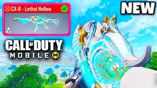 NEW MYTHIC CX9  LETHAL HOLLOW 😍 COD MOBILE [upl. by Dollar]