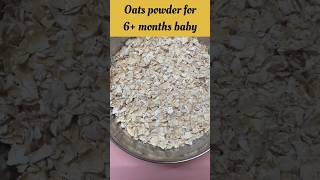 Oats cerelac for 6 months baby  homemade baby food [upl. by Guidotti]