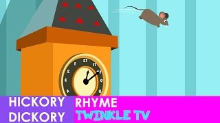 Hickory Dickory Dock Nursery Rhyme  Twinkle TV [upl. by Eneleoj686]