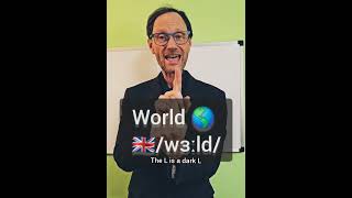 Pronounce WORLD 🌎 wɜːld in BRITISH ENGLISH 🇬🇧 english hablaingles englishaccent learnenglish [upl. by Nonnad]