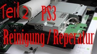 Playstation 3 Laufwerk defekt Muss nicht sein Tutorial Reinigung und Laufwerktausch Teil 2 [upl. by Airtemad]