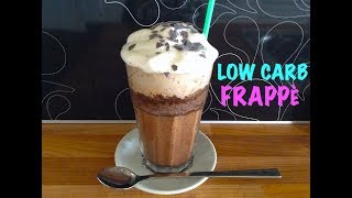 🥤🥤 EISGEKÜHLTER LOW CARB FRAPPÈ aka FRAPPUCINO 🥤🥤 [upl. by Mazlack876]