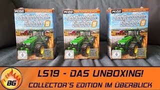 LS19 COLLECTORS EDITION DAS UNBOXING  Landwirtschafts Simulator 19 Unboxing HD [upl. by Farland]