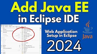 Install Java EE in Eclipse IDE 2024  Web Application in Eclipse IDE Servlet and JSP Setup [upl. by Hnirt]