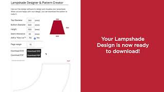 Lampshade Designer Software Demo by Dannells [upl. by Bowman]