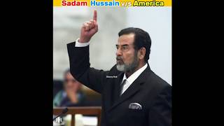 Sadam Hussain vs America 😳  HistoryHub ❤️ shorts [upl. by Nivlen564]