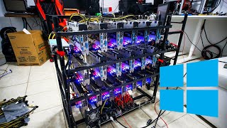 19 x GPU MINING RIG FINALLY WORKS [upl. by Naie]