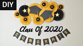 Graduation Party Decorations  Graduation Decorations DIY  Decoration Ideas At Home [upl. by Leiuqeze]