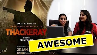 Thackeray Official Trailer Reaction  Nawazuddin Siddiqui Amrita Rao [upl. by Kelby576]