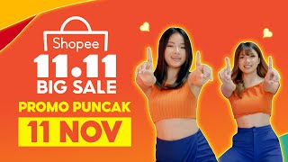 HARI INI Promo Puncak Shopee 1111 Big Sale  Gratis Ongkir Rp0 [upl. by Nibroc]