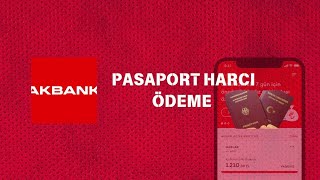 Akbank Pasaport Harcı Ödeme Nasıl Yapılır  Akbank Pasaport Defter Bedeli Nasıl Ödenir [upl. by Akoyn459]