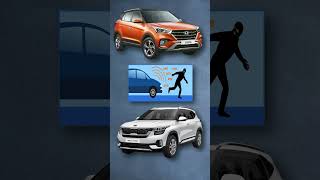 Safety Features Comparison  Hyundai Creta vs Kia Seltos [upl. by Assilac]