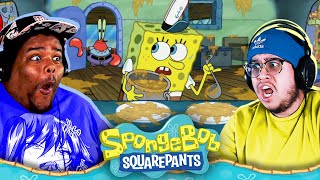 SpongeBob Season 7 Episode 3 amp 4 GROUP REACTION [upl. by Grew]