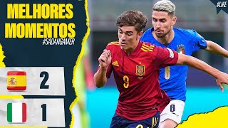 ESPANHA 2 X 1 ITALIA  ESPANHA CLASSIFICADA A FINAL  JOGO DE HOJE  ASSISTA AGORA [upl. by Egiaf617]