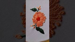 Embroidery flower design shorts shortvideo [upl. by Weyermann]