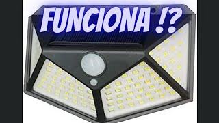 arandela led nova luminária solar com sensor de movimento [upl. by Beall877]