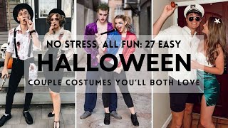 27 Easy Halloween Couple Costumes You’ll Both Love sharpaspirant halloween2024 [upl. by Cornie]