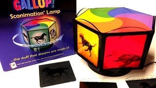 Gallop Scanimation Lamp  Incredible Science [upl. by Babby]