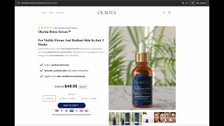 Olavita Botox Serum Review Scam or Legit The Truth About Olavitaskincom Revealed [upl. by Ardnaid]