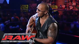 Hollywood Rock Is Leaving Sacramento The Rock Concert  Monday Night RAW [upl. by Benedix]