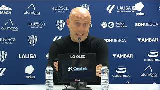 Rueda de prensa SD Huesca vs FC Cartagena [upl. by Raffo]