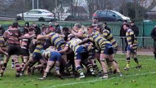 Monmouth 24 v 19 Pontypool Jan 2024 [upl. by Paige]