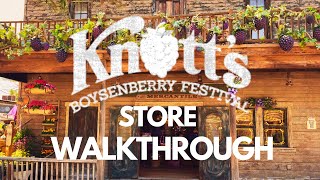 Knott’s Berry Farm Boysenberry Festival Store Walkthrough 2024 [upl. by Pernick651]