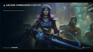 ARCANE COMMANDER CAITLYN SKIN SPOTLIGHT11092024 [upl. by Peddada700]