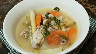 TOMYAM AYAM RINGKAS  SIMPLE CHICKEN TOMYUM SOUP [upl. by Jeramey]