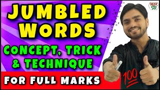 Jumble Words Tricks  Rearrangement of Sentence EnglishGrammarQuestionAnswerConcept  Class 910 [upl. by Omor]